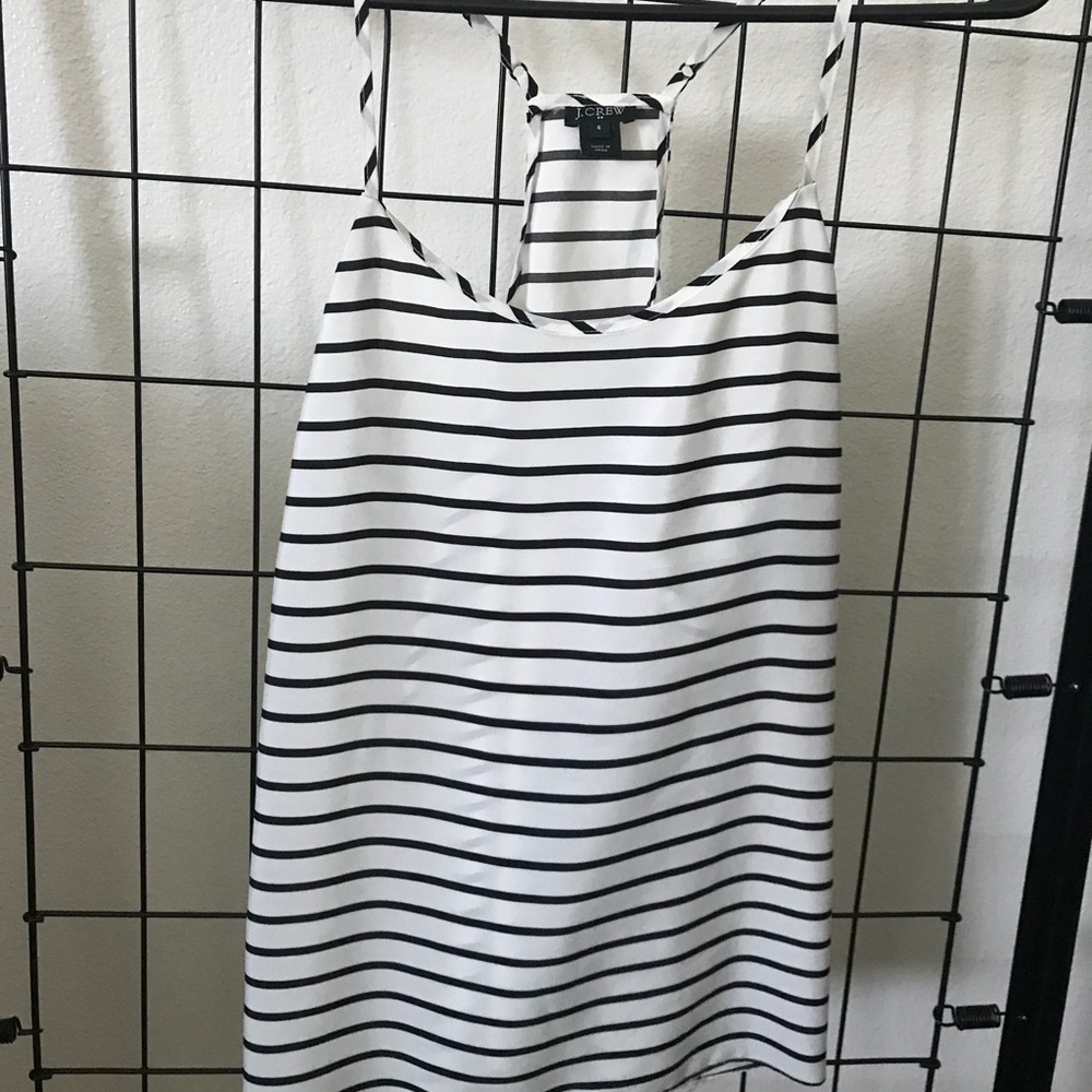 Black & White Striped Tank